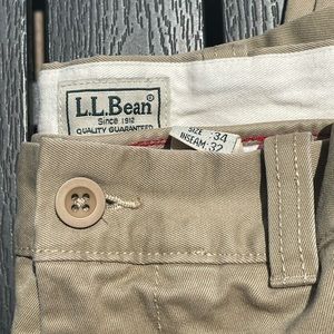 LL Bean Khakis Size 34